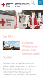 Mobile Screenshot of drk-goslar.de